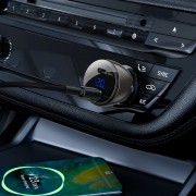 Автомобильное зарядное устройство Acefast B10 60W (C + C) - Black
