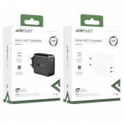 Сетевой адаптер Acefast A9 PD 40W (C+C) - Black