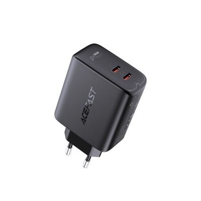 Сетевой адаптер Acefast A9 PD 40W (C+C) - Black Сетевой адаптер Acefast A9 PD 40W (C+C) - Black