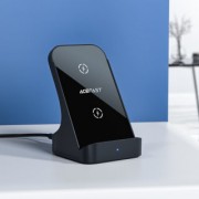 Держатель с беспроводной зарядкой Acefast E14 desktop wireless charger - Space grey