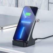 Держатель с беспроводной зарядкой Acefast E14 desktop wireless charger - Space grey