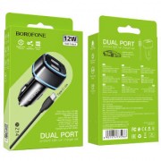 Автомобильное ЗУ Borofone BZ14 Max Type-C - Black