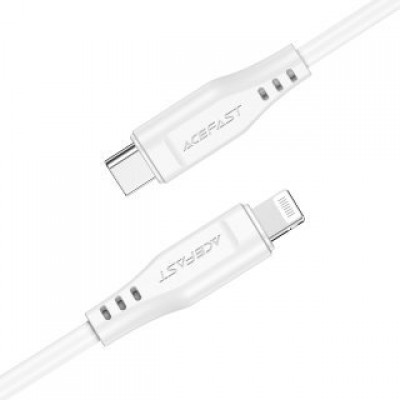 Кабель Acefast C3-01 Type-С to lighting TPE charging data cable - White Кабель Acefast C3-01 Type-С to lighting TPE charging data cable - White