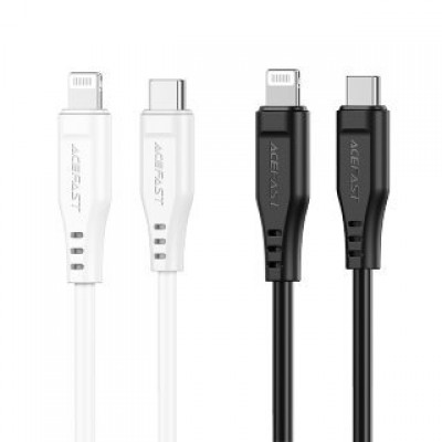 Кабель Acefast C3-01 Type-С to lighting TPE charging data cable - White Кабель Acefast C3-01 Type-С to lighting TPE charging data cable - White