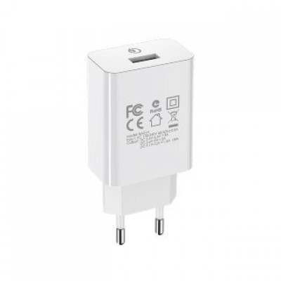 Сетевой адаптер Borofone Wall charger BA21A - White Сетевой адаптер Borofone Wall charger BA21A - White