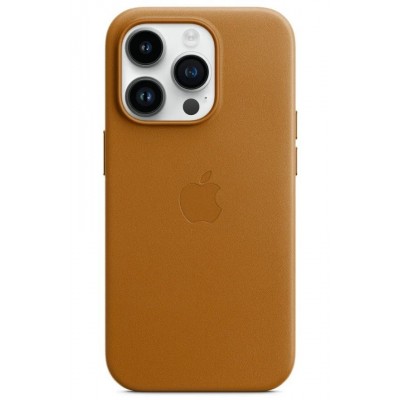 Чехол leather case magsafe for iPhone 13 (6.1) - Golden Brown Чехол leather case magsafe for iPhone 13 (6.1) - Golden Brown