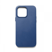 Чехол leather case magsafe for iPhone 14 (6.1) - Dark blue