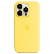 Чехол для Silicone Case Magsafe iphone 14 pro Max (6.7) - canary yellow