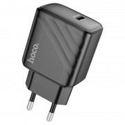 Сетевой адаптер Hoco CS22A Value Single Port PD30W Charger (EU) - Black