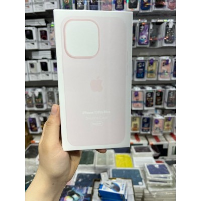 Чехол для iphone 13pro 6.1 Silicone Case Magsafe - Pink white Чехол для iphone 13pro 6.1 Silicone Case Magsafe - Pink white