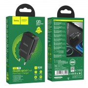 Зарядка Hoco N28 Founder PD20W+QC3.0 charger(EU) - Black
