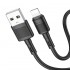 Кабель Hoco X83 iP Victory charging data cable - Black Кабель Hoco X83 iP Victory charging data cable - Black