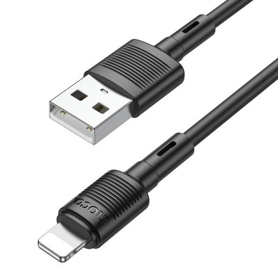 Кабель Hoco X83 iP Victory charging data cable - Black Кабель Hoco X83 iP Victory charging data cable - Black