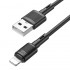 Кабель Hoco X83 iP Victory charging data cable - Black Кабель Hoco X83 iP Victory charging data cable - Black