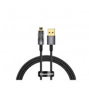 Кабель Baseus Explorer Series Auto Power-Off Fast Charging Data Cable USB to IP 2.4A 2m - Black (CATS000501)