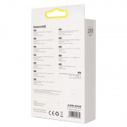 Кабель Baseus Crystal Shine Series Fast Charging, USB - Lightning, 2.4А, 2 м - Черный (CAJY000101)