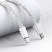 Кабель Baseus High Density Braided Fast Charging Data Cable Type-C to iP PD 20W 2m (CATLGD-A02) - White
