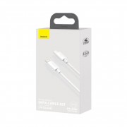 Кабель Baseus Simple Wisdom Data Cable Kit Type-C to iP PD 20W (2PCS/Set) 1.5m (TZCATLZJ-02) - White
