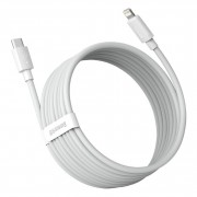 Кабель Baseus Simple Wisdom Data Cable Kit Type-C to iP PD 20W (2PCS/Set) 1.5m (TZCATLZJ-02) - White