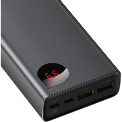 Power Bank Baseus Adaman Metal Digital Display Quick Charge 20000mAh 65W (PPIMDA-D01) - Black Power Bank Baseus Adaman Metal Digital Display Quick Charge 20000mAh 65W (PPIMDA-D01) - Black