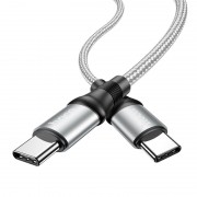 Кабель HOCO X50 Type-C to Type-C Exquisito 100W charging data cable(L=2M) - Gray