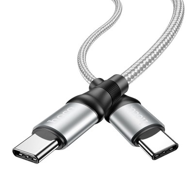 Кабель HOCO X50 Type-C to Type-C Exquisito 100W charging data cable(L=2M) - Gray Кабель HOCO X50 Type-C to Type-C Exquisito 100W charging data cable(L=2M) - Gray