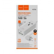 Сетевой фильтр HOCO AC9A talent PD30W (1C2A with 1socket) desktop charger(EU) - Белый