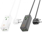 Сетевой фильтр HOCO AC9A talent PD30W (1C2A with 1socket) desktop charger(EU) - Белый