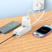 Сетевой фильтр HOCO AC9A talent PD30W (1C2A with 1socket) desktop charger(EU) - Белый