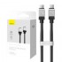 Кабель BASEUS CAKW000301 coolplay series fast charging cable type-c o type-c 100W 2m - Черный Кабель BASEUS CAKW000301 coolplay series fast charging cable type-c o type-c 100W 2m - Черный