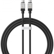 Кабель BASEUS CAKW000301 coolplay series fast charging cable type-c o type-c 100W 2m - Черный