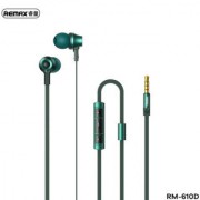 Наушники Remax RM-610D Earphone - Green