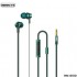 Наушники Remax RM-610D Earphone - Green Наушники Remax RM-610D Earphone - Green
