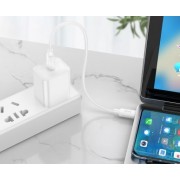 Кабель Hoco X96 Hyper 60W fast charging data cable Type-c to Type-c (L=0.25m) - Черный