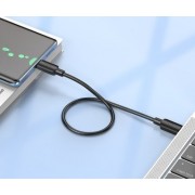 Кабель Hoco X96 Hyper 60W fast charging data cable Type-c to Type-c (L=0.25m) - Черный