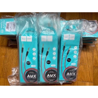 Кабель hoco UPA11 AUX audio - Черный Кабель hoco UPA11 AUX audio - Черный