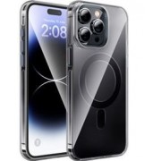 Чехол Hoco AS3 Amber magnetic protective case for iPhone 15 ProMax - Прозрачный черный