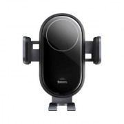 Автодержатель с беспроводной зарядкой Baseus LightChaser Series Wireless Charging Electric Car Mount 15W (C40355900121-00) - Черный
