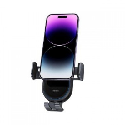 Автодержатель с беспроводной зарядкой Baseus LightChaser Series Wireless Charging Electric Car Mount 15W (C40355900121-00) - Черный Автодержатель с беспроводной зарядкой Baseus LightChaser Series Wireless Charging Electric Car Mount 15W (C40355900121-00) - Черный