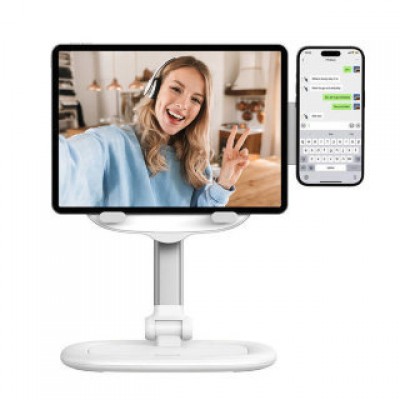 Настольный держатель для телефона/планшета Baseus seashell series Tablet/phone stand (B10451501211-00) - Белый Настольный держатель для телефона/планшета Baseus seashell series Tablet/phone stand (B10451501211-00) - Белый