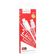 Кабель HOCO X88 gratified charging data cable for IP (packaged) - White