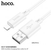 Кабель HOCO X88 gratified charging data cable for IP (packaged) - White
