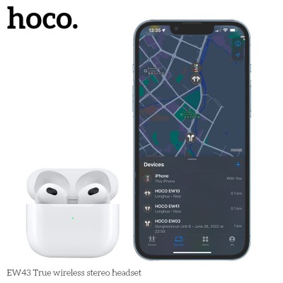 Наушники Hoco EW43 True wireless stereo headset - Black Наушники Hoco EW43 True wireless stereo headset - Black