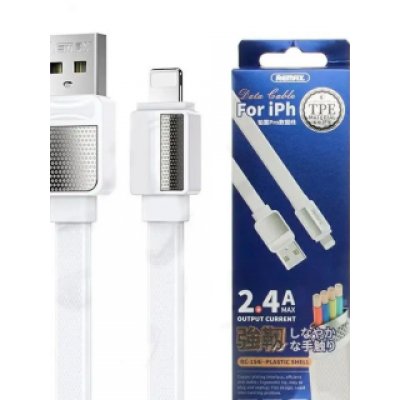 Кабель Remax Platinum pro series 2.4A Data cable RC-154i Lightining - White Кабель Remax Platinum pro series 2.4A Data cable RC-154i Lightining - White