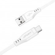 Кабель Acefast C3-04 Type-C TPE charging data cable - White