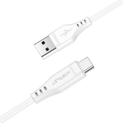 Кабель Acefast C3-04 Type-C TPE charging data cable - White Кабель Acefast C3-04 Type-C TPE charging data cable - White