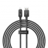 Кабель Baseus Unbreakable Series Fast Charging Data Cable USB to IP 2.4A 2m - Cluster Black (P10355802111-01) Кабель Baseus Unbreakable Series Fast Charging Data Cable USB to IP 2.4A 2m - Cluster Black (P10355802111-01)