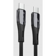 Кабель Celebrat HB-06 Data Cable Type-c to Type-c 60w 1.2m - Black