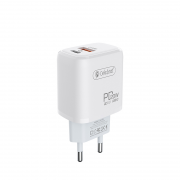 Сетевой адаптер Celebrat C-H3-EU Portable Fast Charger - White