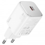Сетевой адаптер HOCO N40 Mighty Single Port PD20W Charger (EU) - White